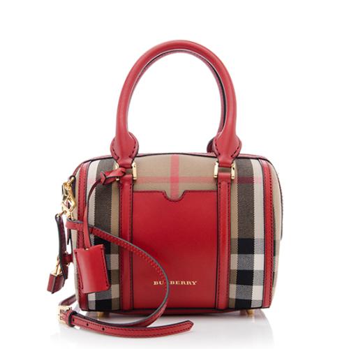 Burberry House Check Sartorial Alchester Small Bowling Bag