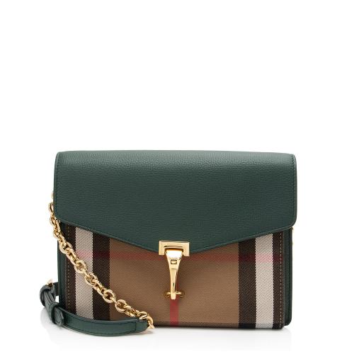 Burberry House Check Macken Chain Small Crossbody