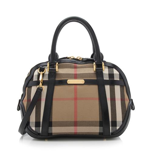 Burberry House Check Orchard Small Satchel