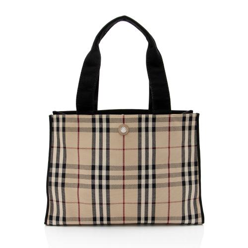 Burberry Horseferry Check Small Tote