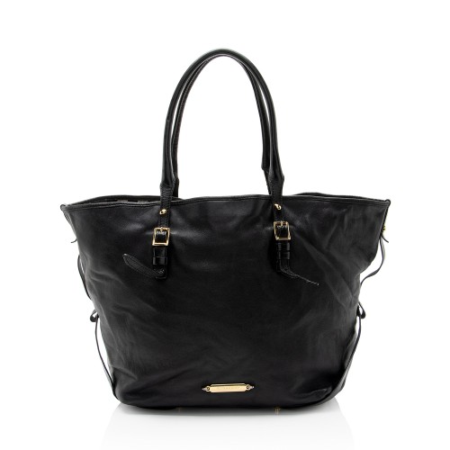 Burberry Lambskin Salisbury Bridle Medium Tote