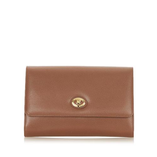 Burberry Leather Clutch Bag