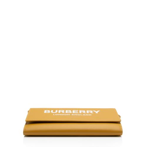 Burberry Leather Hazelmere Wallet on Strap