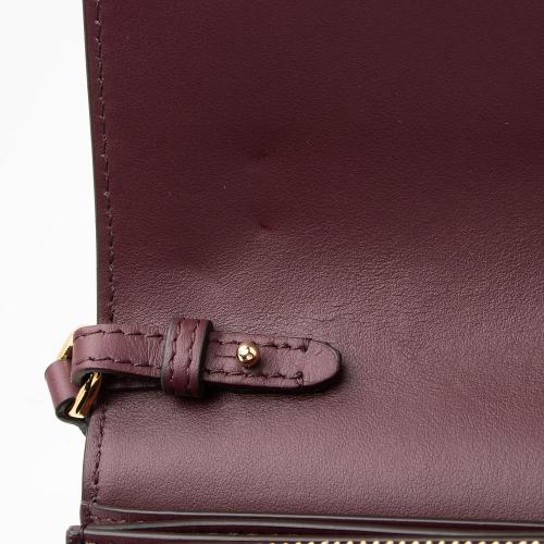 Burberry Leather Hazelmere Wallet on Strap