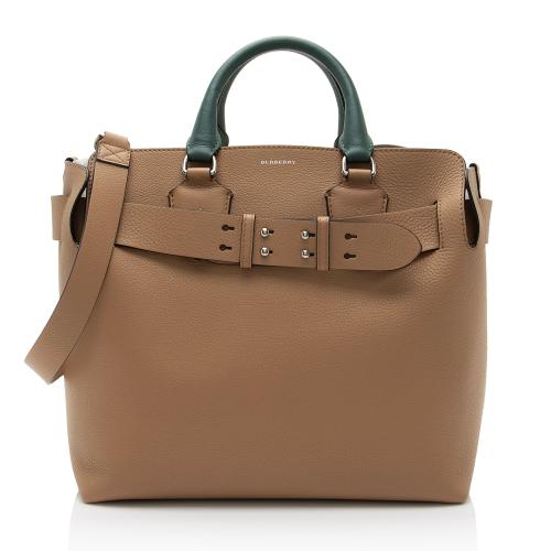 Burberry Leather Marais Belted Medium Tote