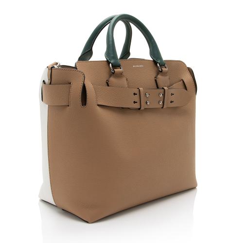 Burberry Leather Marais Belted Medium Tote