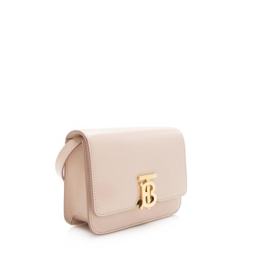 Burberry Leather TB Flap Mini Shoulder Bag