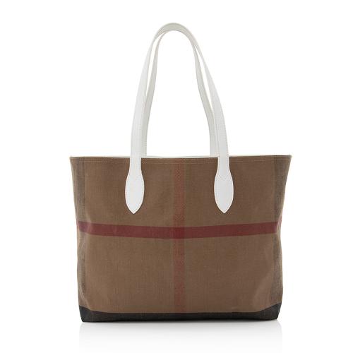 Burberry Mega Check Doodle Medium Tote