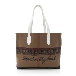 Burberry Mega Check Doodle Medium Tote