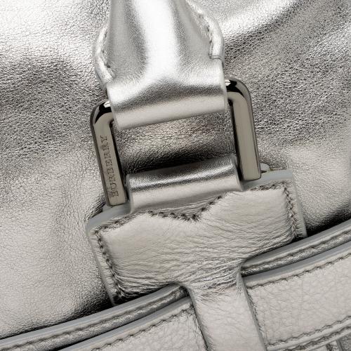 Burberry Metallic Patent Leather Winniford Satchel