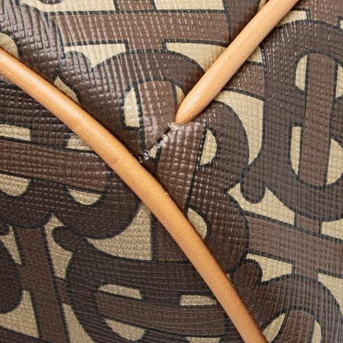 Burberry E-Canvas TB Monogram Bridle Chesterton Bucket Bag