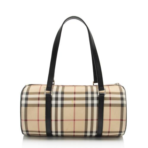 Burberry Nova Check Barrel Bag