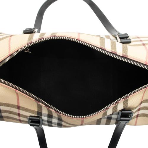 Burberry Nova Check Barrel Bag