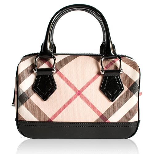 Burberry Nova Check Chester Satchel Handbag