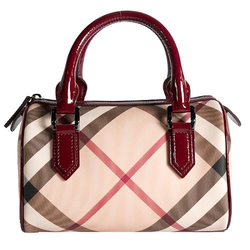 Burberry Nova Check Chester Satchel Handbag