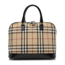 Burberry Nova Check Dome Satchel