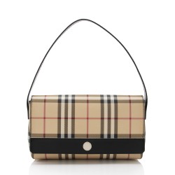 Burberry Nova Check Flap Shoulder Bag