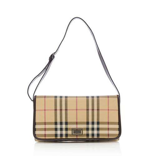 Burberry Nova Check Flap Shoulder Bag