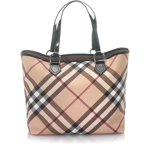 Burberry Nova Check Large Tote