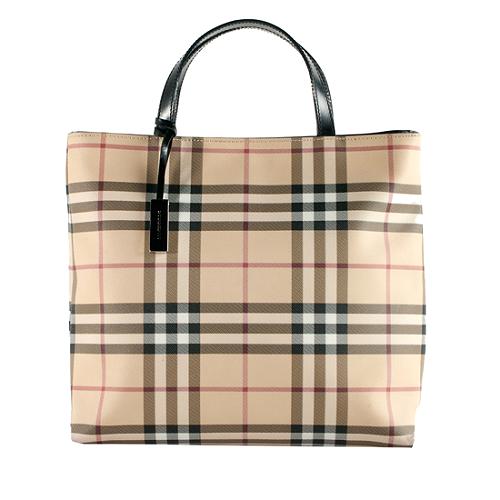 Burberry Nova Check Large Tote