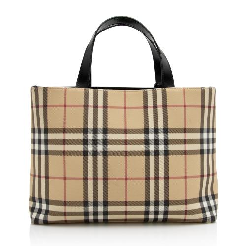 Burberry Nova Check Medium Tote