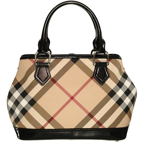 Burberry Nova Check Satchel Handbag - FINAL SALE