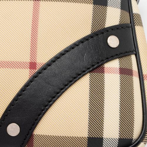 Burberry Nova Check Baguette Shoulder Bag