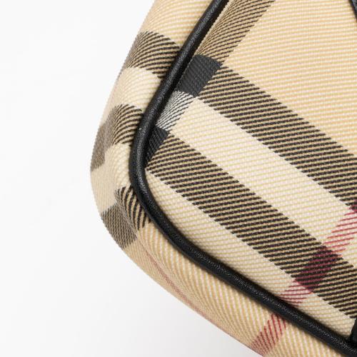 Burberry Nova Check Baguette Shoulder Bag