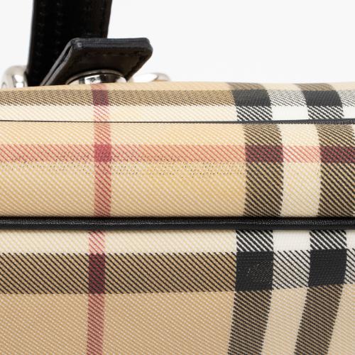 Burberry Nova Check Baguette Shoulder Bag