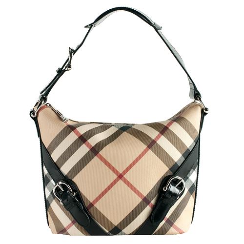 Burberry Nova Check Shoulder Handbag