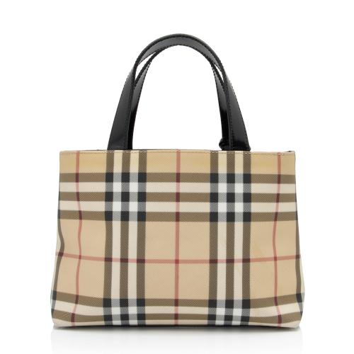 Burberry Nova Check Small Tote