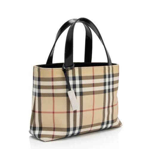 Burberry Nova Check Small Tote