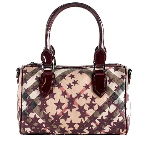 Burberry Nova Check Stars Chester Small Satchel Bag