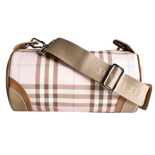 Burberry Pink Nova Check Barrel Shoulder Handbag | Burberry Handbags | Bag  Borrow or Steal