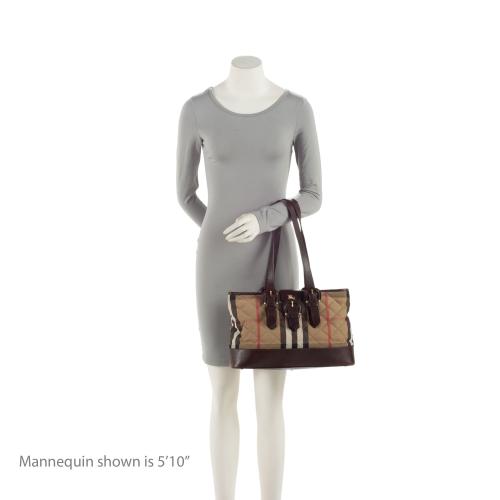 Burberry Quilted House Check Manor Tote