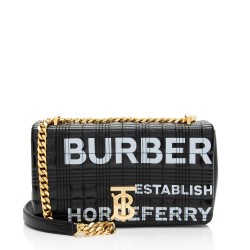 Burberry Quilted Lambskin TB Lola Chain Small Crossbody