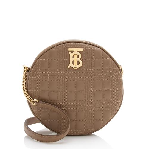 Burberry Quilted Lambskin TB Louise Mini Crossbody