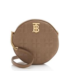 Burberry Quilted Lambskin TB Louise Mini Crossbody