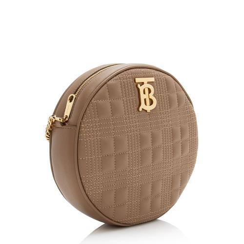 Burberry Quilted Lambskin TB Louise Mini Crossbody