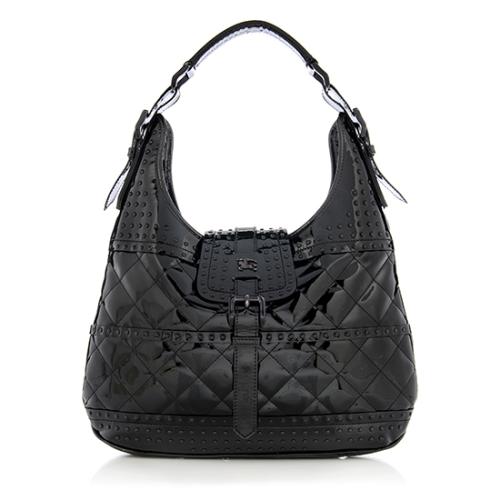 Burberry Studded Brook Hobo