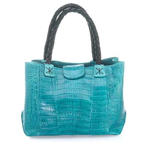 Carlos Falchi Crocodile Tote