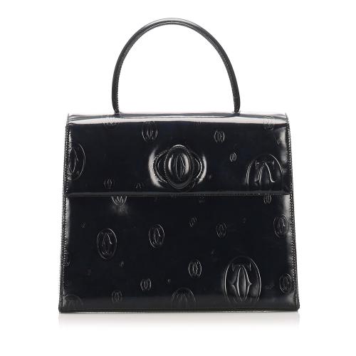 Cartier Happy Birthday Patent Leather Handbag