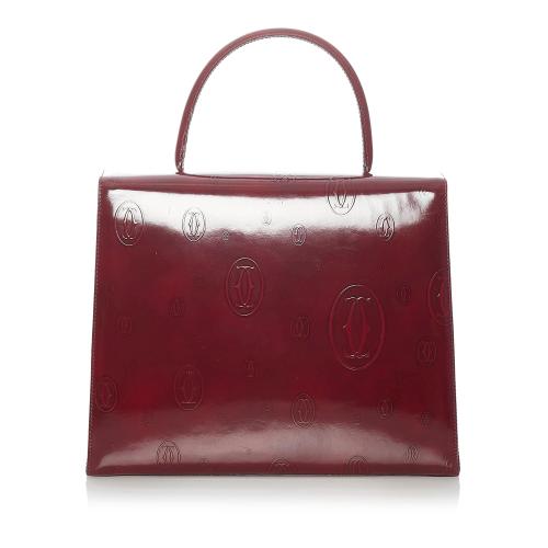 Cartier Happy Birthday Patent Leather Handbag