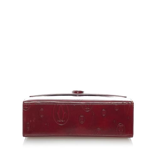 Cartier Happy Birthday Patent Leather Handbag