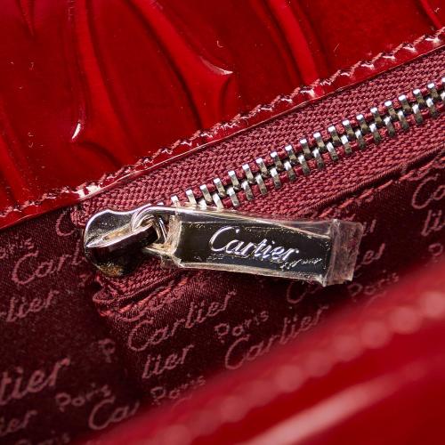 Cartier Happy Birthday Patent Leather Handbag