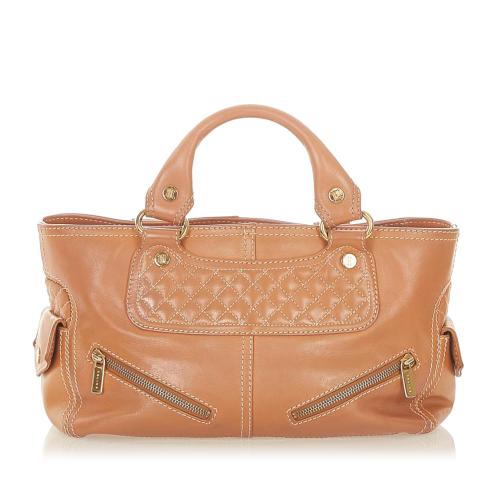 Celine Boogie Leather Handbag