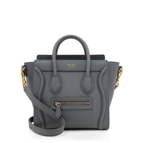 Celine Calfskin Nano Luggage Tote