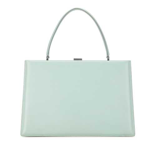 Celine Clasp Leather Tote