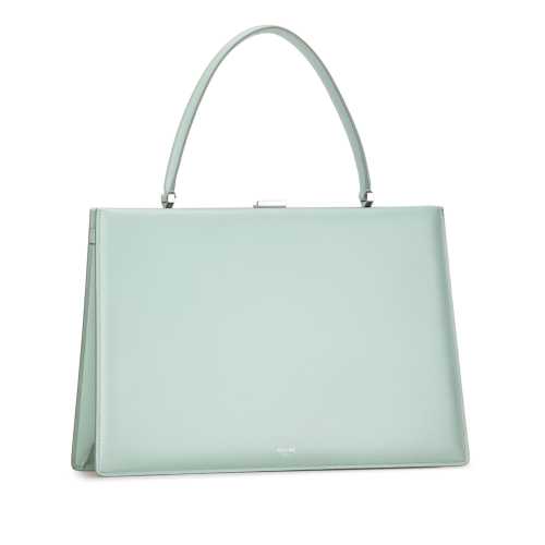 Celine Clasp Leather Tote