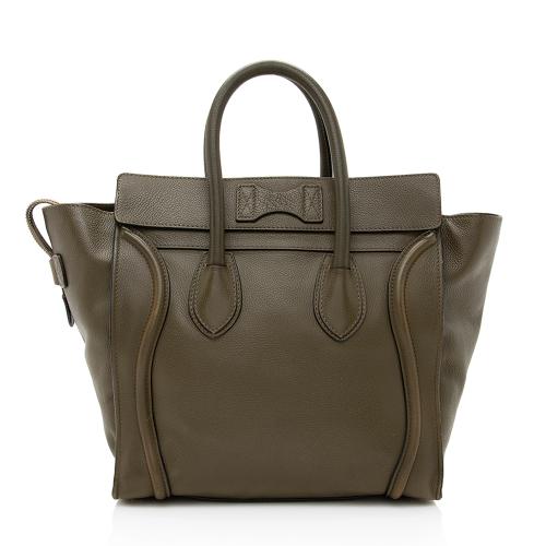 Celine Drummed Calfskin Mini Luggage Tote - FINAL SALE